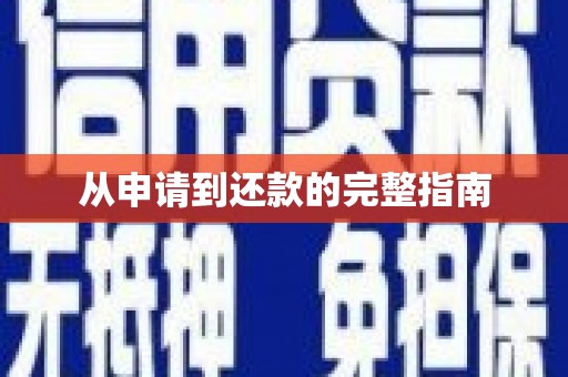 洪雅从申请到还款的完整指南
