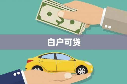 洪雅白户可贷