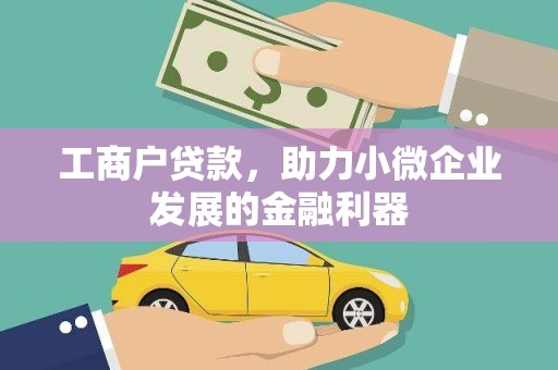 洪雅工商户贷款，助力小微企业发展的金融利器