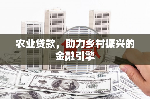 洪雅农业贷款，助力乡村振兴的金融引擎
