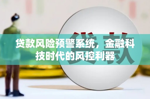 洪雅贷款风险预警系统，金融科技时代的风控利器