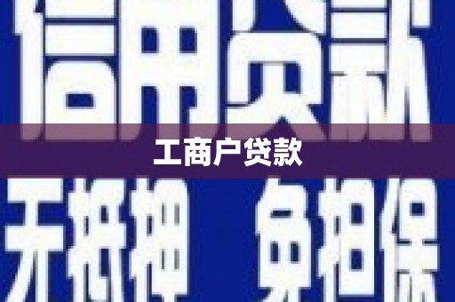 洪雅工商户贷款