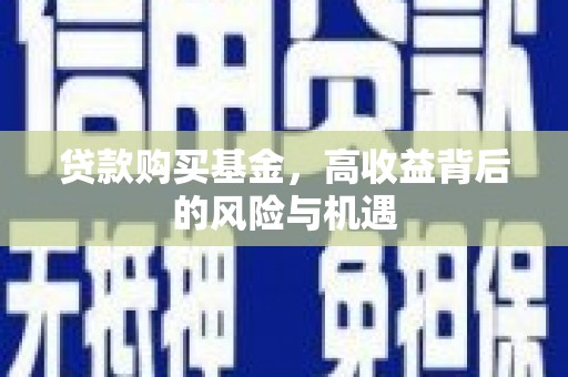 洪雅贷款购买基金，高收益背后的风险与机遇