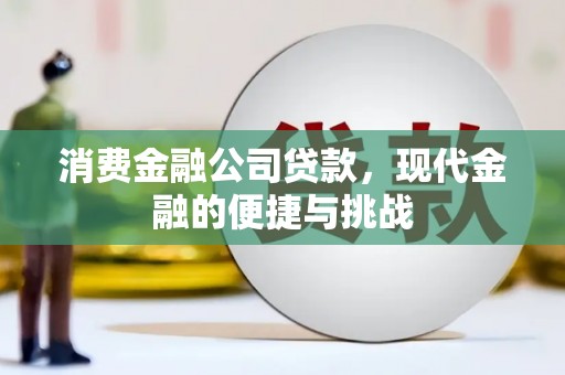 洪雅消费金融公司贷款，现代金融的便捷与挑战