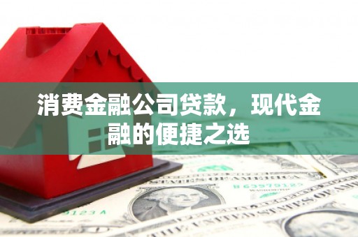 洪雅消费金融公司贷款，现代金融的便捷之选