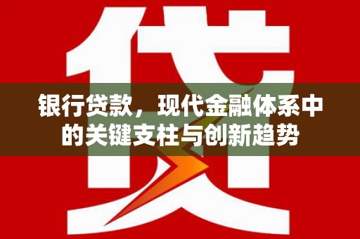洪雅银行贷款，现代金融体系中的关键支柱与创新趋势