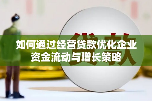 洪雅如何通过经营贷款优化企业资金流动与增长策略