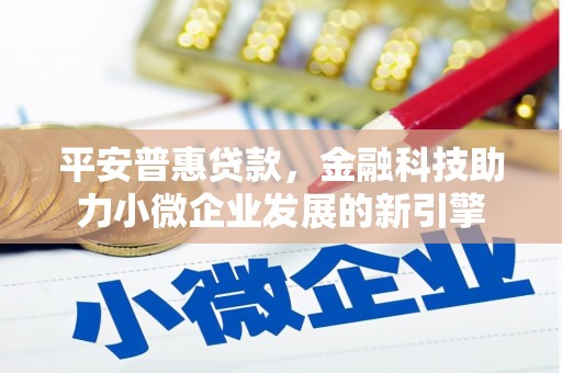 洪雅平安普惠贷款，金融科技助力小微企业发展的新引擎