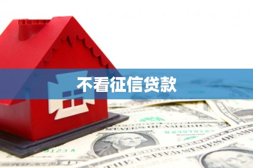 洪雅不看征信贷款