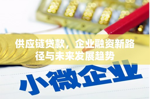 洪雅供应链贷款，企业融资新路径与未来发展趋势