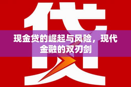 洪雅现金贷的崛起与风险，现代金融的双刃剑