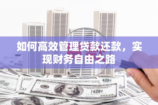 洪雅如何高效管理贷款还款，实现财务自由之路