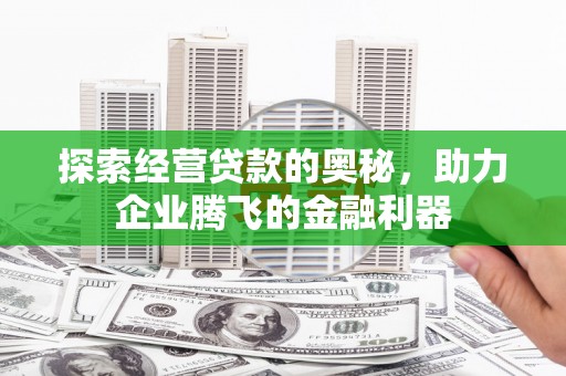 洪雅探索经营贷款的奥秘，助力企业腾飞的金融利器