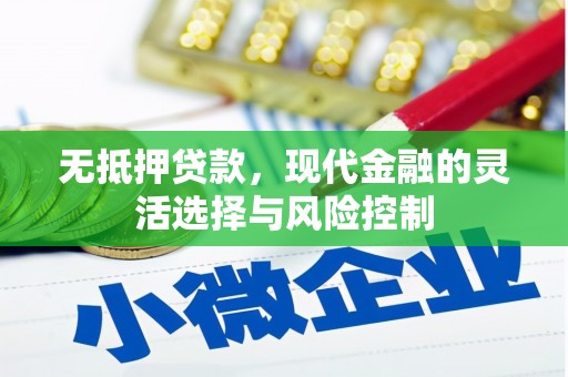 洪雅无抵押贷款，现代金融的灵活选择与风险控制