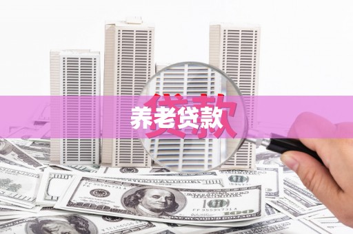 洪雅养老贷款