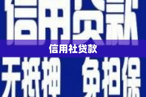 洪雅信用社贷款