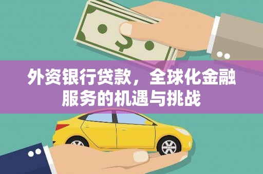 洪雅外资银行贷款，全球化金融服务的机遇与挑战