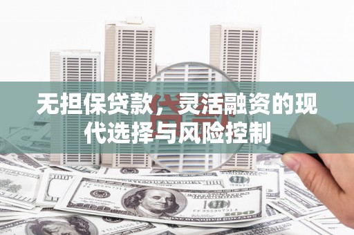 洪雅无担保贷款，灵活融资的现代选择与风险控制