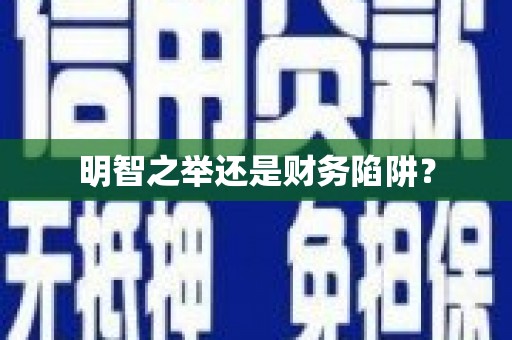洪雅明智之举还是财务陷阱？