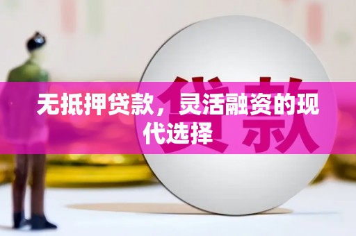 洪雅无抵押贷款，灵活融资的现代选择