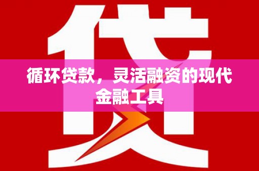 洪雅循环贷款，灵活融资的现代金融工具