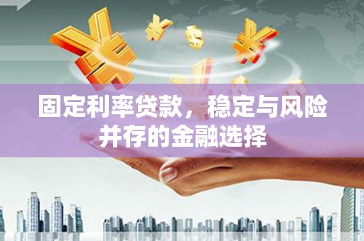 洪雅固定利率贷款，稳定与风险并存的金融选择