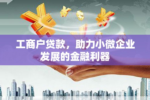 洪雅工商户贷款，助力小微企业发展的金融利器