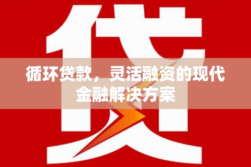 洪雅循环贷款，灵活融资的现代金融解决方案