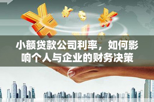 洪雅小额贷款公司利率，如何影响个人与企业的财务决策