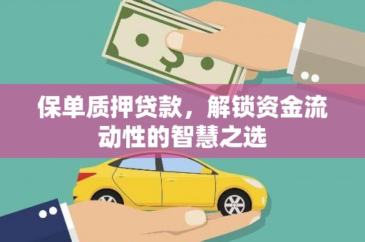 洪雅保单质押贷款，解锁资金流动性的智慧之选