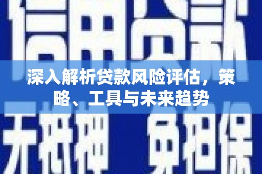 洪雅深入解析贷款风险评估，策略、工具与未来趋势