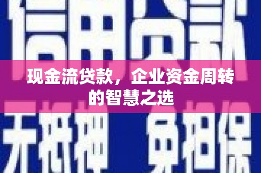 洪雅现金流贷款，企业资金周转的智慧之选