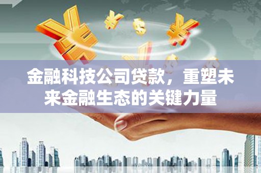 洪雅金融科技公司贷款，重塑未来金融生态的关键力量