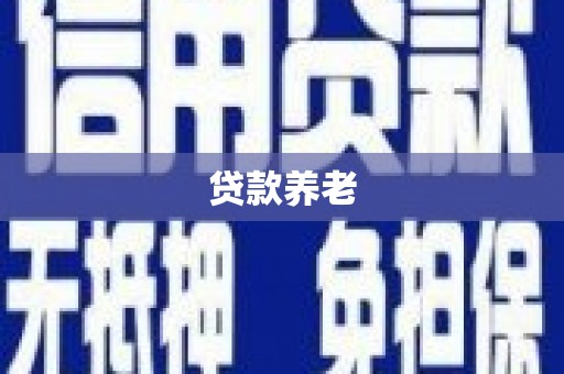 洪雅贷款养老