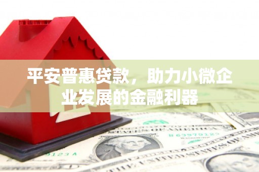 洪雅平安普惠贷款，助力小微企业发展的金融利器