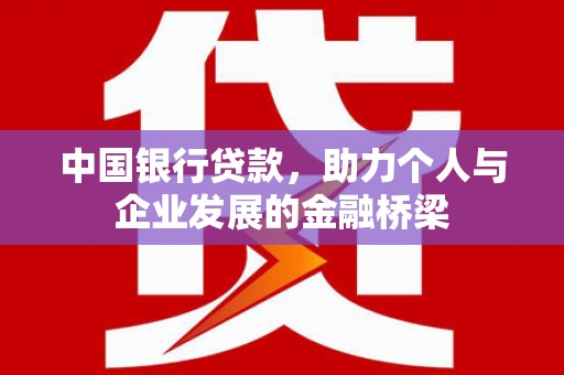 洪雅中国银行贷款，助力个人与企业发展的金融桥梁