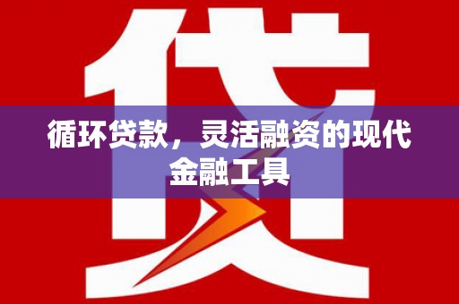 洪雅循环贷款，灵活融资的现代金融工具