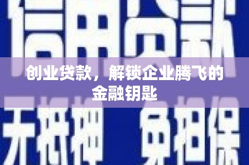 洪雅创业贷款，解锁企业腾飞的金融钥匙