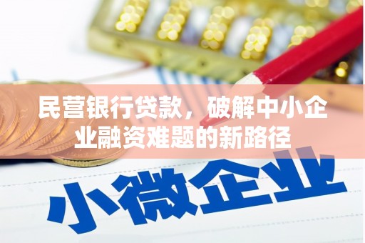 洪雅民营银行贷款，破解中小企业融资难题的新路径