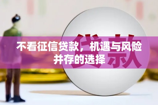 洪雅不看征信贷款，机遇与风险并存的选择