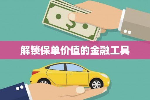 洪雅解锁保单价值的金融工具