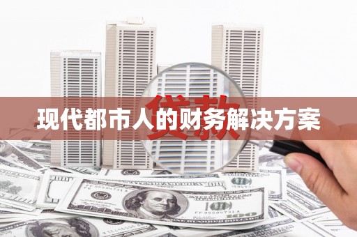 洪雅现代都市人的财务解决方案